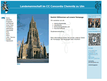 Tablet Screenshot of concordia-ulm.de